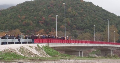 Κατασκευή γέφυρας Πύλης στον Πορταϊκό ποταμό