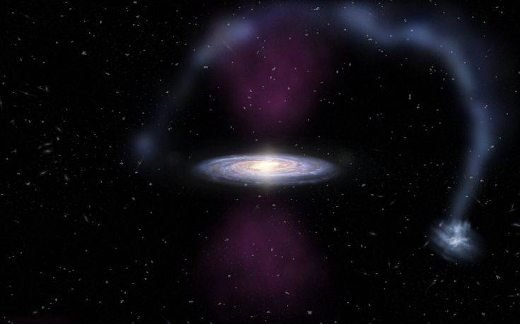 ΕκρηξηκέντρουγαλαξίακαλλιτεχνικήαπεικόνισηΠηγήJamesJosephides-ASTRO3D