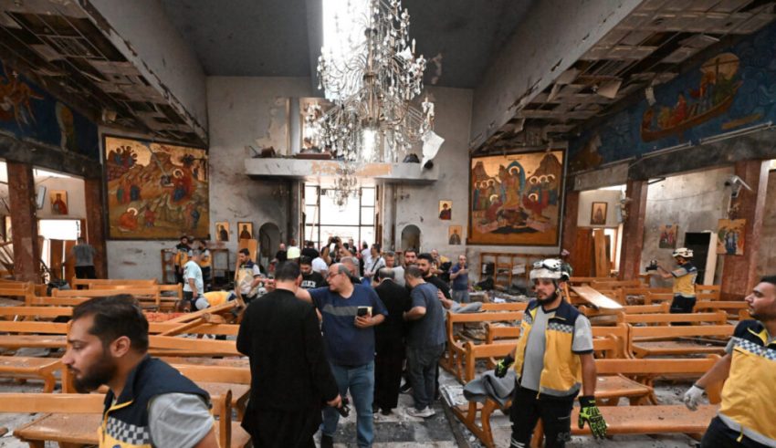 SYRIA-CONFLICT-BLAST-CHURCH